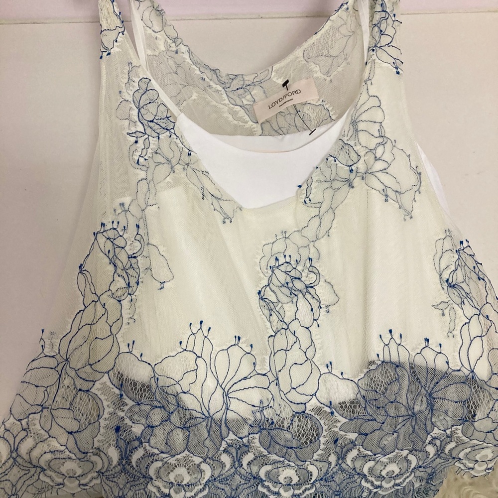 LOYD/FORD Lace Pattern Midi Length Dress - Picture 8 of 13
